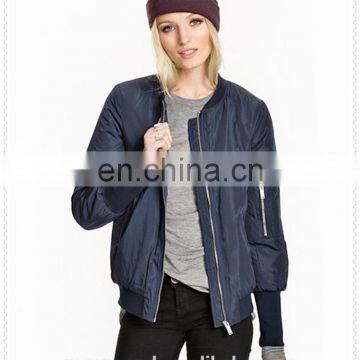 100% Polyester Cheap Custom Bomber Jackets for Lady Made in China photo-2