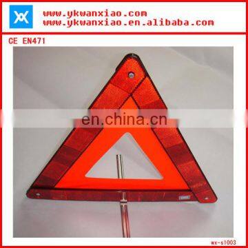 car safety warn triangle with hi visibility, traffic warn triangle