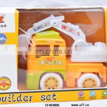 2014 4 channel R/C musical construction car with light