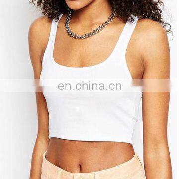 Mini Cotton woman gym tank top in crop top design