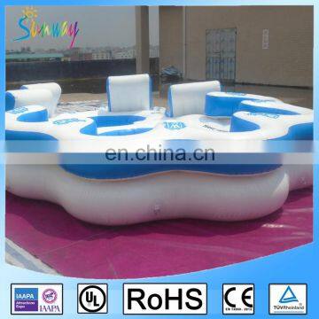 Inflatable Floating Island For Sale 6 Person Inflatable Water Floating Island