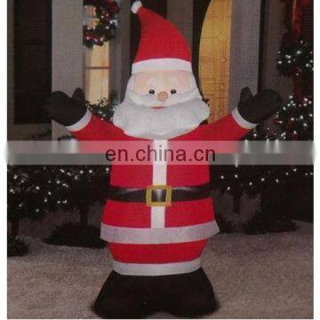 Super quality cheap giant 2.4m height Inflatable Santa Claus for christmas