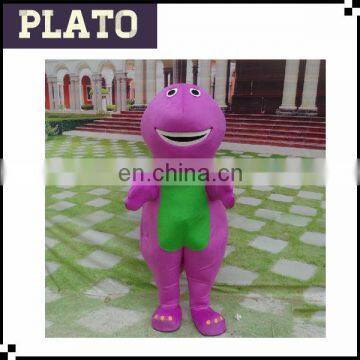 Top sale barney mascot costume, barney the dinosaur costume, adult barney costumes