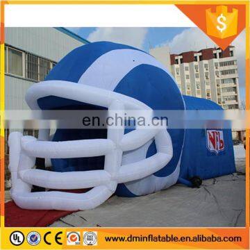 Custom made football helmets tunnel inflatable helmet nfl for sale