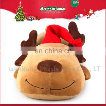 decorative christmas reindeer pillow