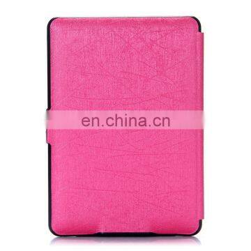 Auto Sleep/wake Function Smart Tablet Flip Book Cover Case for Kindle Paperwhite 1 2 3 Leather Case photo-2