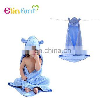 OEM service 100% Cotton baby hooded towel blanket bath towel 90*90cm