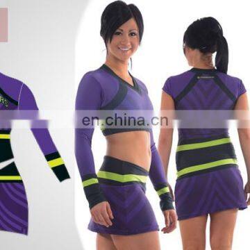 Top Quality Breathable Girls Sublimation Custom Cheerleading Uniforms