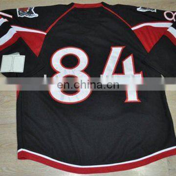 customized hockey jerseys #84 team hockey wear 100% embroidery