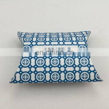 Flat pack save shipping cost printed pillow box, flat pack box, paper box set