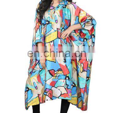 Calf Length Kaftan / Comfortable Collar Neck Fashionable Short Kaftan / Latest Modern Style Free Size Kaftan 2017 (kaftans 2017) photo-3