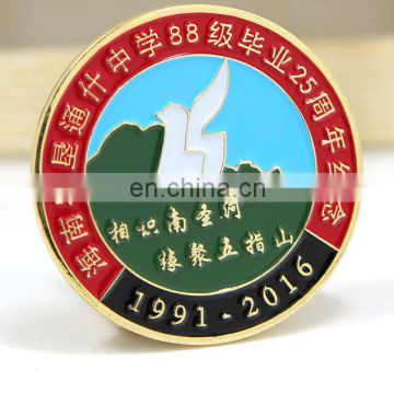 Hard Enamel Graduation Souvenir Badges For Student Celebration