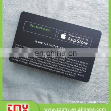Black UV Printing Plastic Discount Card for Business photo-2