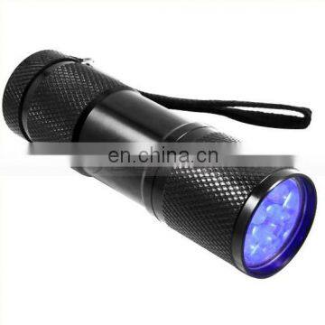 UV Torch 9 LED 395 NM UV Black Flashlight for Pet Urine Detector Fluorescent