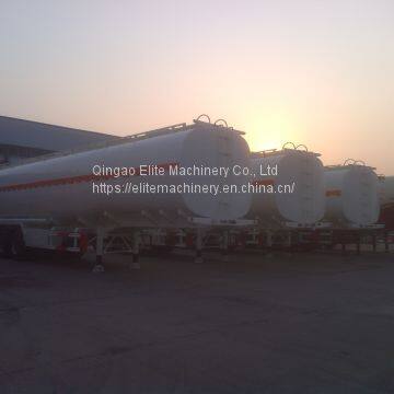 Good price tri-axle fuel tank semi trailer 45000 liters liquid oil tanker trailer