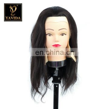 100% human hair wholesale top qualityafro training mannequin head african american mannequin head for hair schools