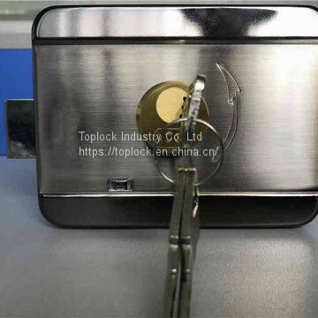 Fail Safe Electric Lock Door Motor Lock With Double-end Brass Cylinder photo-3