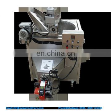 Factory Directly Supply Gas Heating Automatic Industrial Potato Chips /Banana Chips Batch Fryer 100kg/h