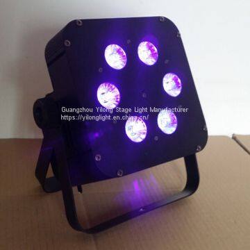 American 6PCS RGBWAUV Battery Recharged Wedding Light,led Par Can Light,cheap Stage Lighting Factory photo-3