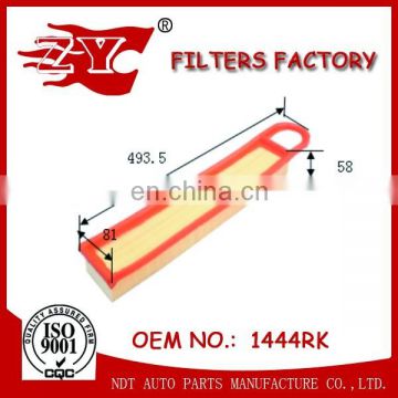 PEUGEOT/CITROEN/MINI auto parts/car air filter 1444-RK/RJ/13717534822/LX 1969/C 5082