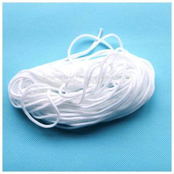Manufacturer Soft 3mm Silicone Flat Elastic Cord Elastic Earloop photo-2