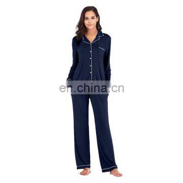 2020 High Quality Autumn Women Plus Size Casual Pajamas Set Ladies Sleepwear Sets Long Sleeve&Long Pants Comfortable Pajamas