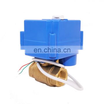 Motor water flow control valve with 3-6V,9-24V and manual overried function for heat energy meters,reuse of rainwater system