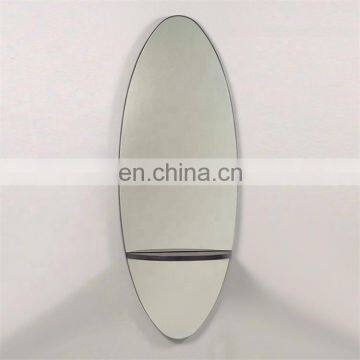 Frameless Wall Mirrors Small Oval Shape Round Rectangle Heart Shape Fan Shape Mirror With Bevelled Edge