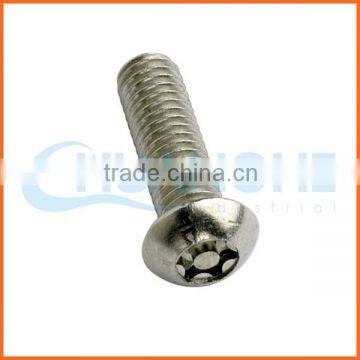 China supplier black oxide anti-theft screw