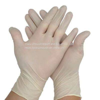 Disposable latex gloves