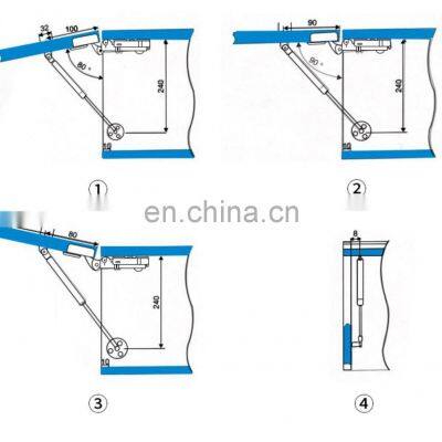 Ball Joint Furniture Lift Stay Support Hydraulic Gas Spring Strut Cabinet photo-5