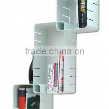 3 Cubes DIY Bookcase / CD Wall Display Racks / Wall Metal CD Racks A3001 photo-4