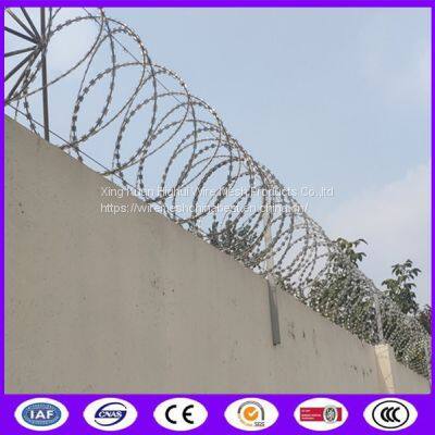 Electric Galvanized BTO 22 Razor Wire Blade Type Use On Top Of Fence And Wall From China Supplier photo-2