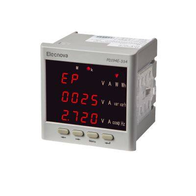 Elecnova PD194E-3S4 83*83mm led display three phase four wire digital voltmeter ammeter multimeter