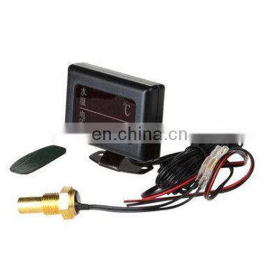 12V 24V auto meter Universal Digital Water Temperature Gauges for Car with Water Temperature Sensor, voltage meter