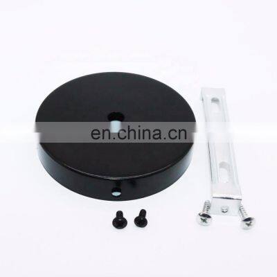 Toghua Vintage Simple DIY Lamp Set Black E26 E27 Iron Lamp Holder Round Braided Electrical Wire Indoor Ceiling Lighting photo-4