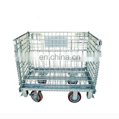 Collapsible steel container,Collapsible storage cage,Heavy storage cage