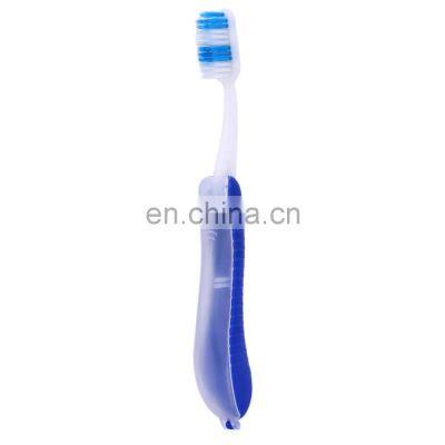 New Style Easy Carry Plastic Travel Disposable Folded Toothbrush