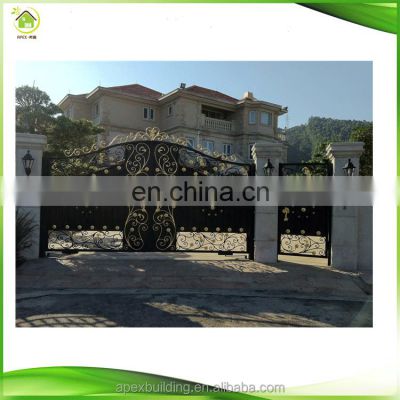 front ornamental iron entry security steel doors for sale