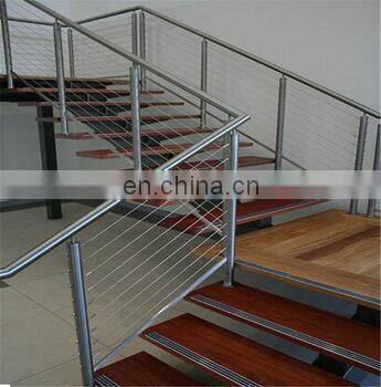 Customize Stair Railing Stainless Steel for Low Cost Staircase Indoor Design photo-3