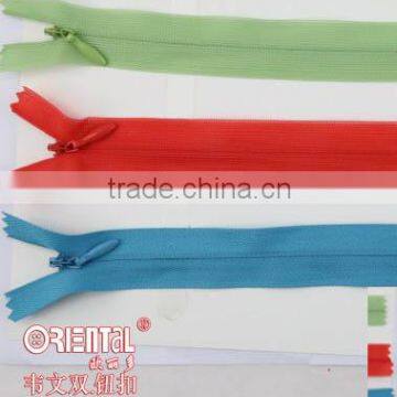 4# close-end woven type invisible zipper