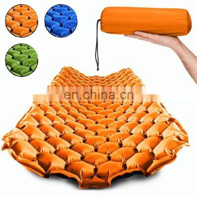 OEM Outdoor Wholesale Customs Heating Waterproof Inflatable Sleeping Picnic Camping Mat Beach Foldable