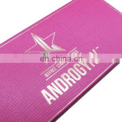 Custom Paper Korean Cardboard Cosmetics Pallet Empty Makeup Organizer Case 10 Pan Eyeshadow Palette Packaging