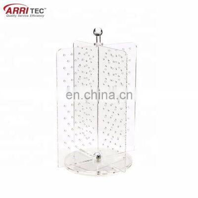 Design Acrylic Rotating Pairs Earring Display Jewelry Display Earring Organizer Earring Holder