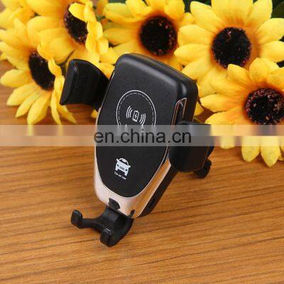 Universal 10W Smart Qi Fast Wireless Mobile Phone Car Charger Mount