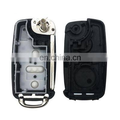 3 Buttons Flip Remote Smart Car Key Case Shell Cover Fob For Volkswagen VW Jetta Golf Passat Beetle Polo Bora photo-5