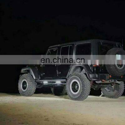 New Design Running Board With Light for Jeep Wrangler JL Side Step Accessories Black Side Step Bar photo-2
