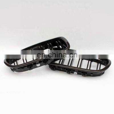 Carbon Fiber F10 Double Slat Line Car Front Mesh Grillr For BMW 5series M5 Kindly Grill 2010-2017 photo-5