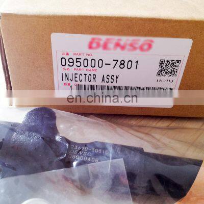 Genuine Diesel Injector Assy 095000-7801,095000-677# Common Rail Injector Assembly 23670-30310,23670-39245 photo-5