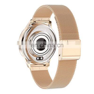 LW07 Round Touch Smartwatch Stainless Steel IP68 Waterproof Health Smart Watch Phone for Women photo-3